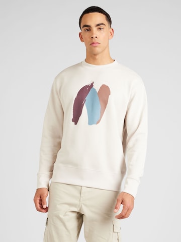 NORSE PROJECTS Sweatshirt 'Arne' i hvit: forside