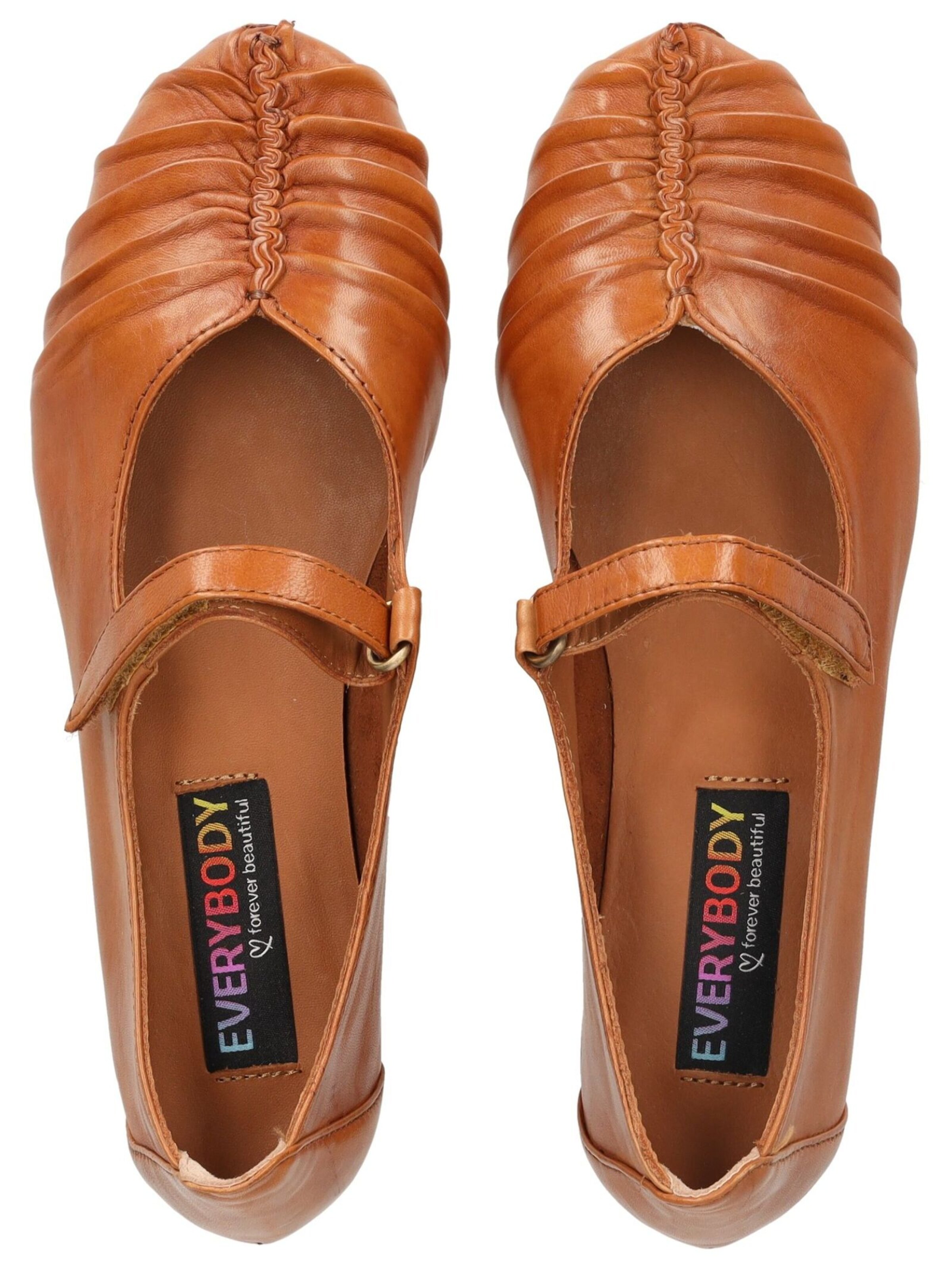 Everybody Ballerina met riempjes in Bruin