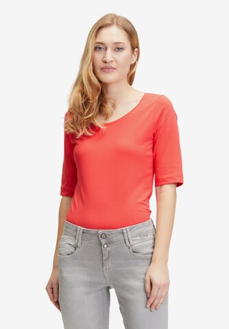 Cartoon Shirt in Rood: voorkant