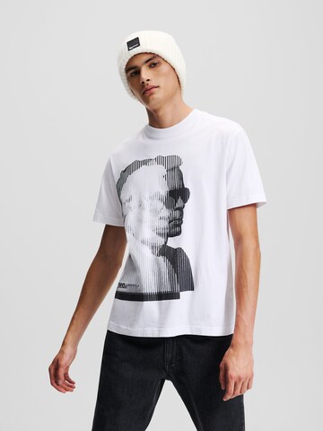 KARL LAGERFELD JEANS Shirt in White: front