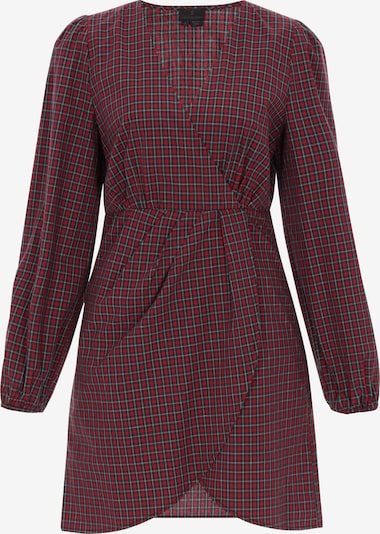 Suknelė iš DreiMaster Klassik, spalva – pilka / raudona / juoda, Prekių apžvalga