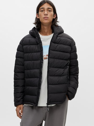 Pull&Bear Between-season jacket in Black: front