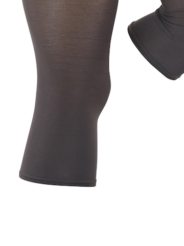 ESPRIT Slim fit Leggings 'Cotton Capri' in Grey