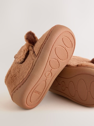 Next - Zapatillas de casa en marrón