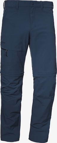 Pantalon outdoor 'Koper' Schöffel en bleu : devant
