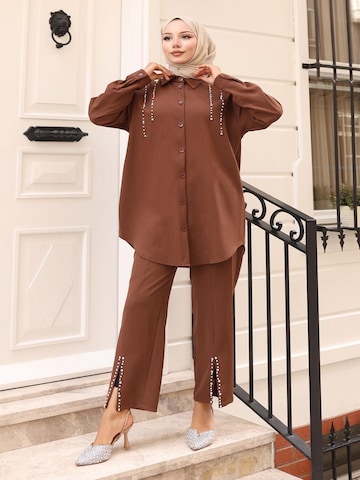 MODAMIHRAM Tunic in Brown