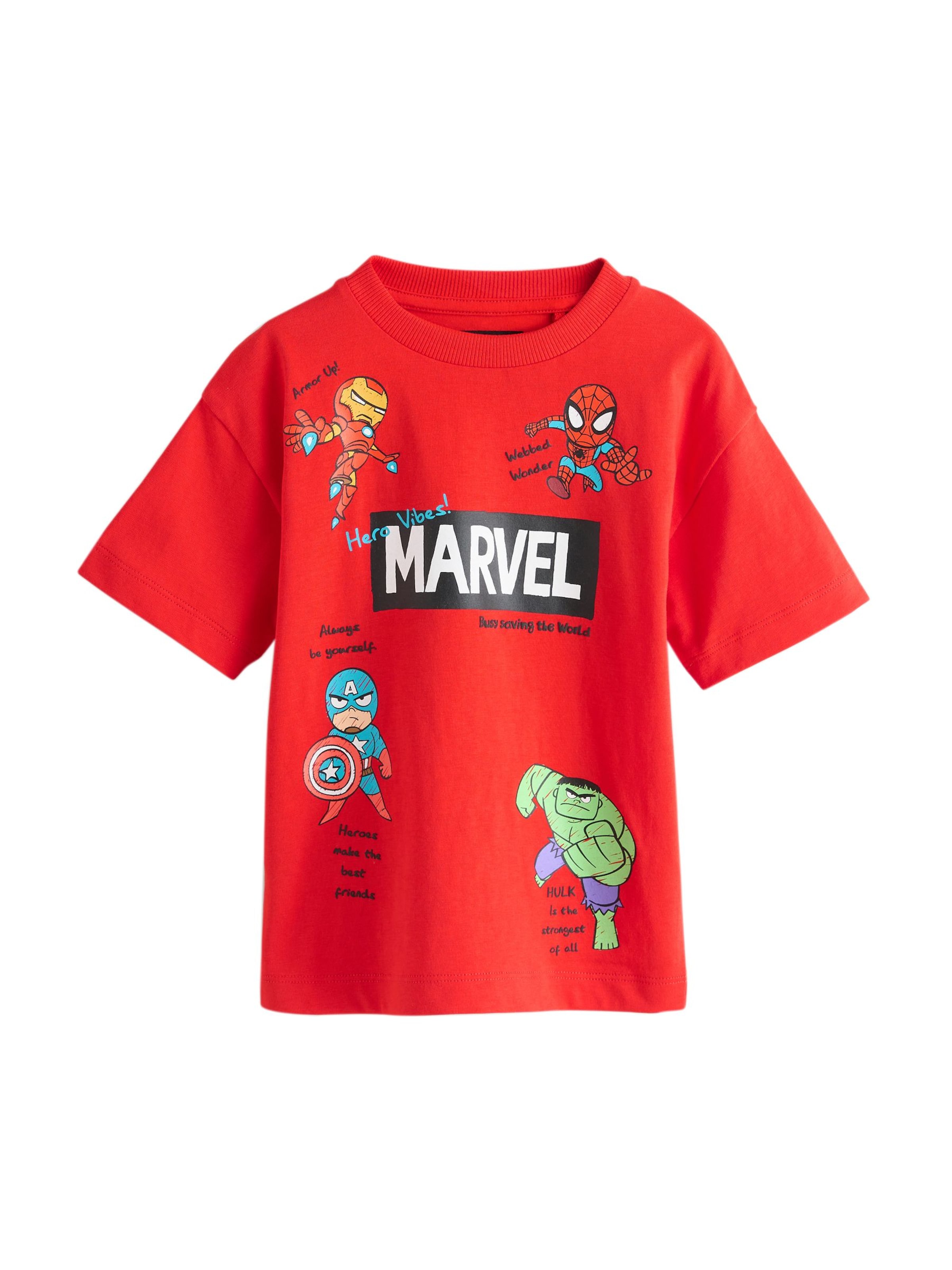 T-Shirt 'Marvel' Next en rouge : devant
