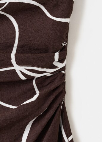 MANGO Šaty 'Daniela' - Hnedá