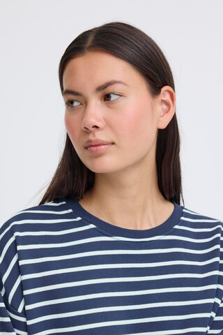 ICHI Sweatshirt 'BASMA ' in Blauw