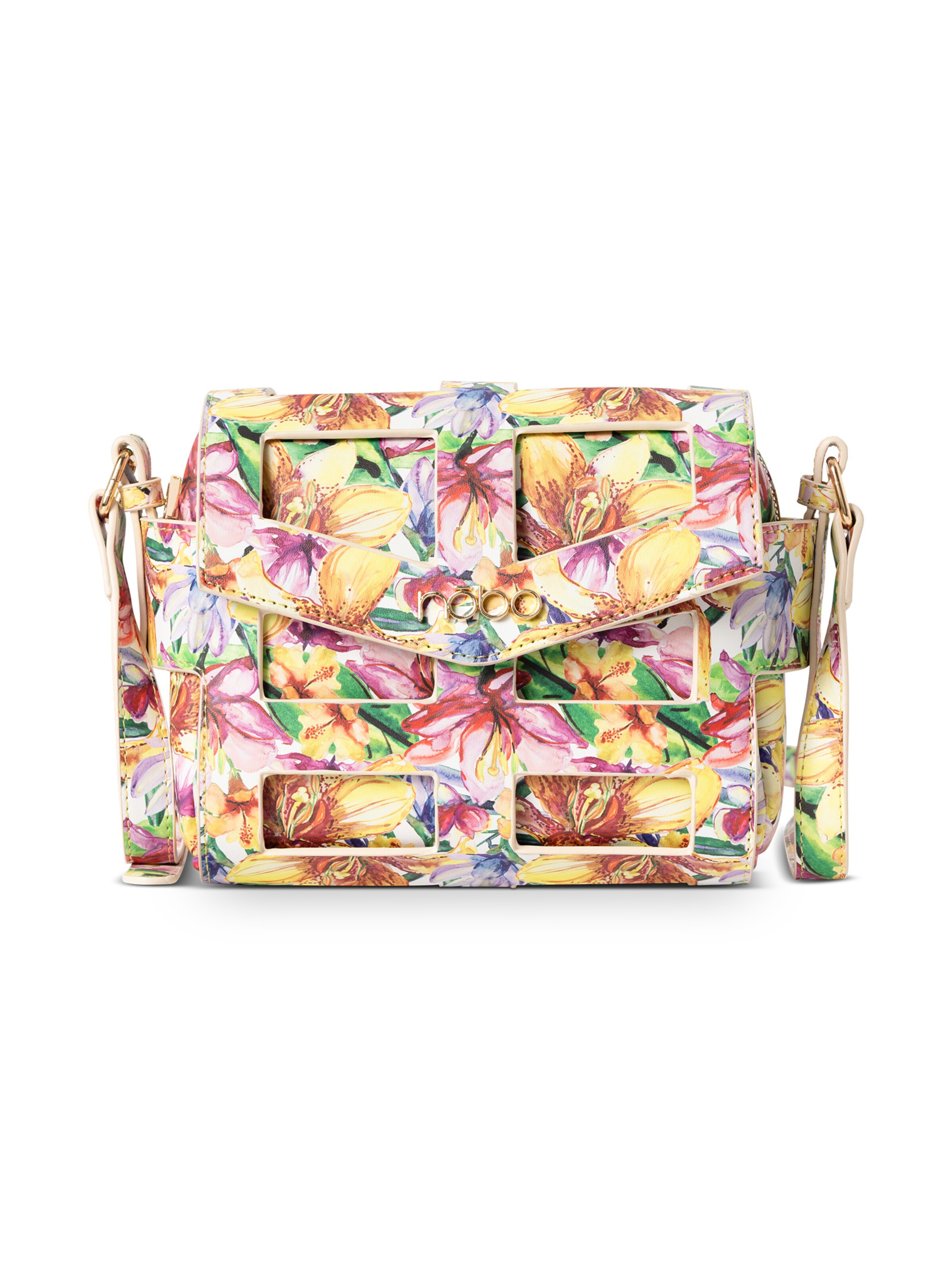 NOBO Skuldertaske 'EIRENE' i blandingsfarvet: forside