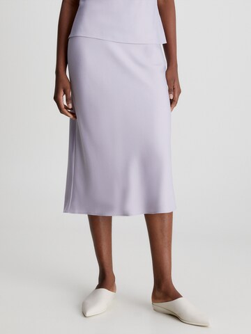 Calvin Klein Regular Rok in Lila: voorkant