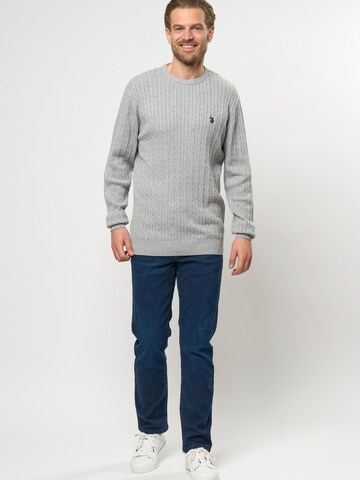 Pull-over 'Archi' U.S. POLO ASSN. en gris