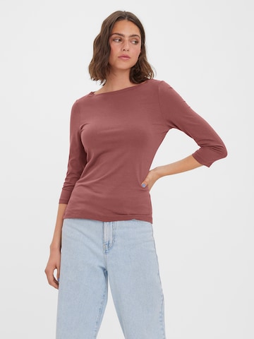 VERO MODA Тениска 'VMPANDA' в розово: отпред