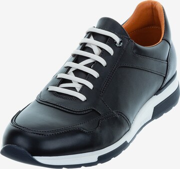 VANLIER Athletic Lace-Up Shoes ' Positano ' in Black: front