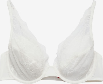 ESPRIT T-shirt Bra in White: front