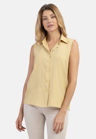 usha WHITE LABEL Blouse in Geel: voorkant