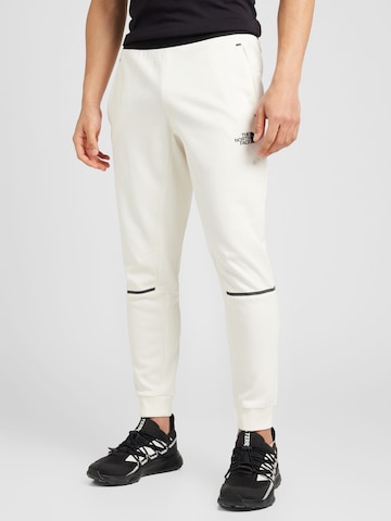 THE NORTH FACE Tapered Outdoor trousers in White: front