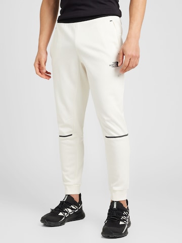 THE NORTH FACE - Tapered Pantalón de montaña en blanco: frente