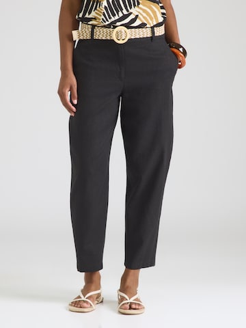 Loosefit Pantalon s.Oliver en noir : devant