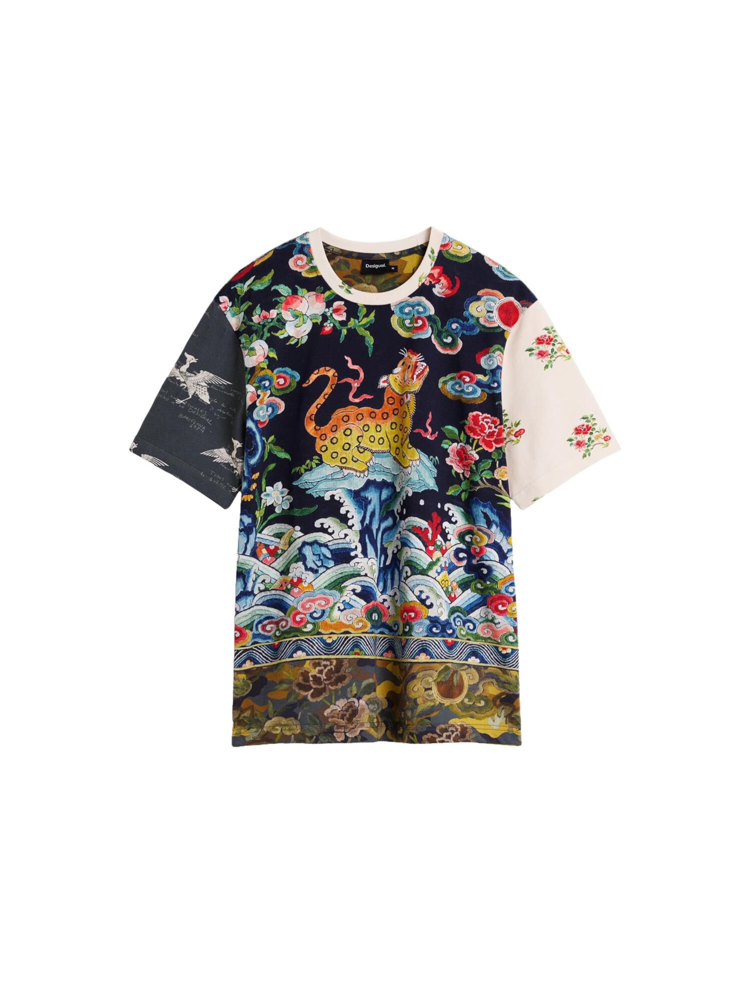 melns Desigual T-Krekls: no priekšpuses