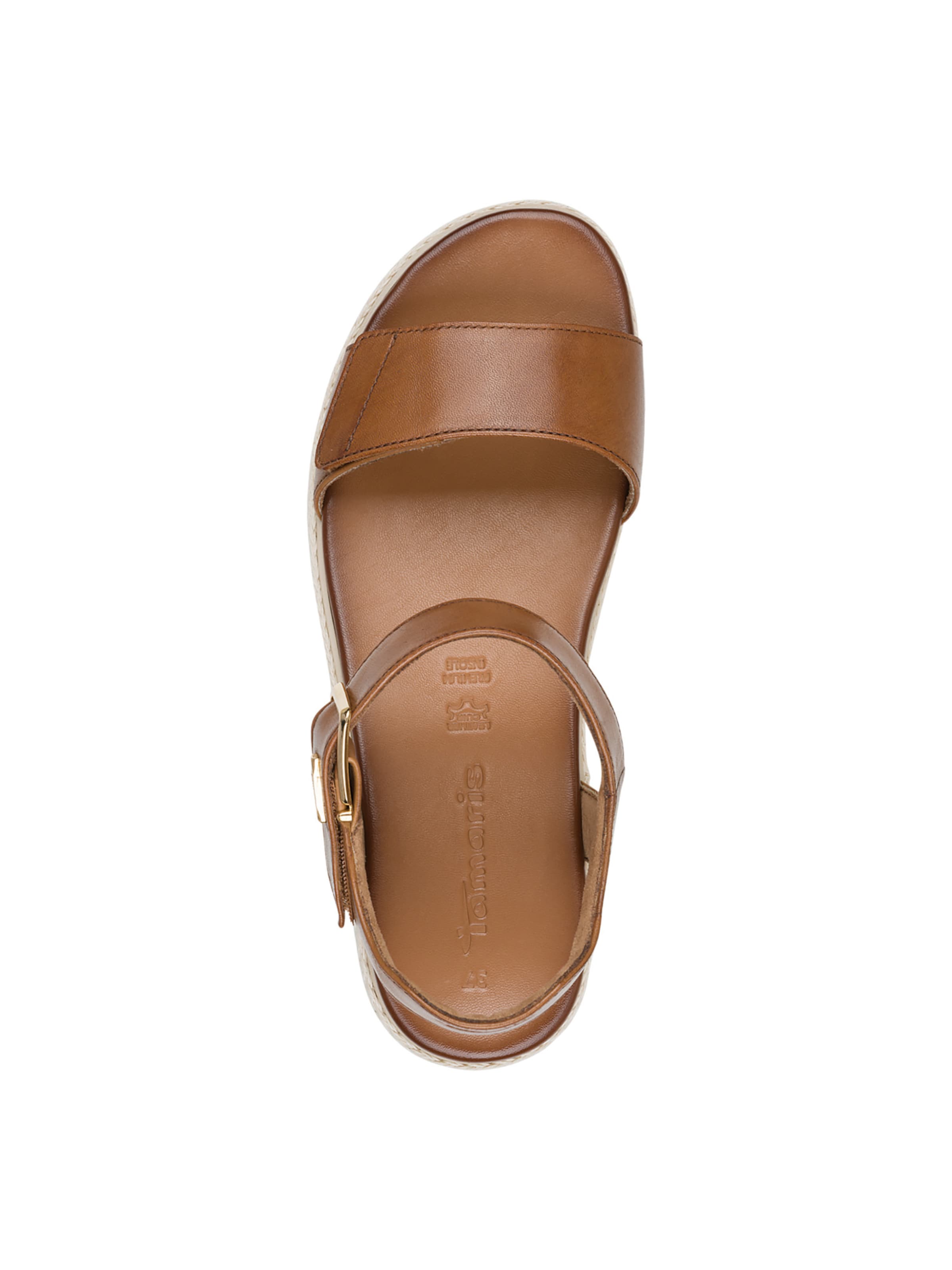 Tamaris Sandalen met riem in Bruin