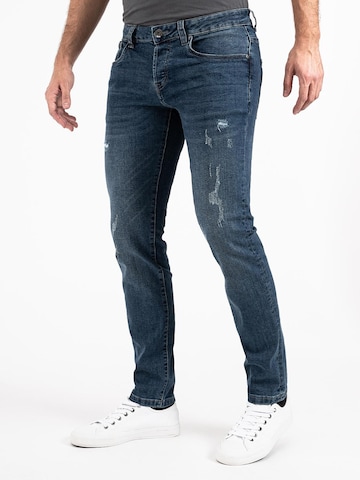 Peak Time - Slimfit Vaquero 'München' en azul