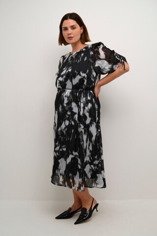 KAFFE CURVE Jurk in Zwart