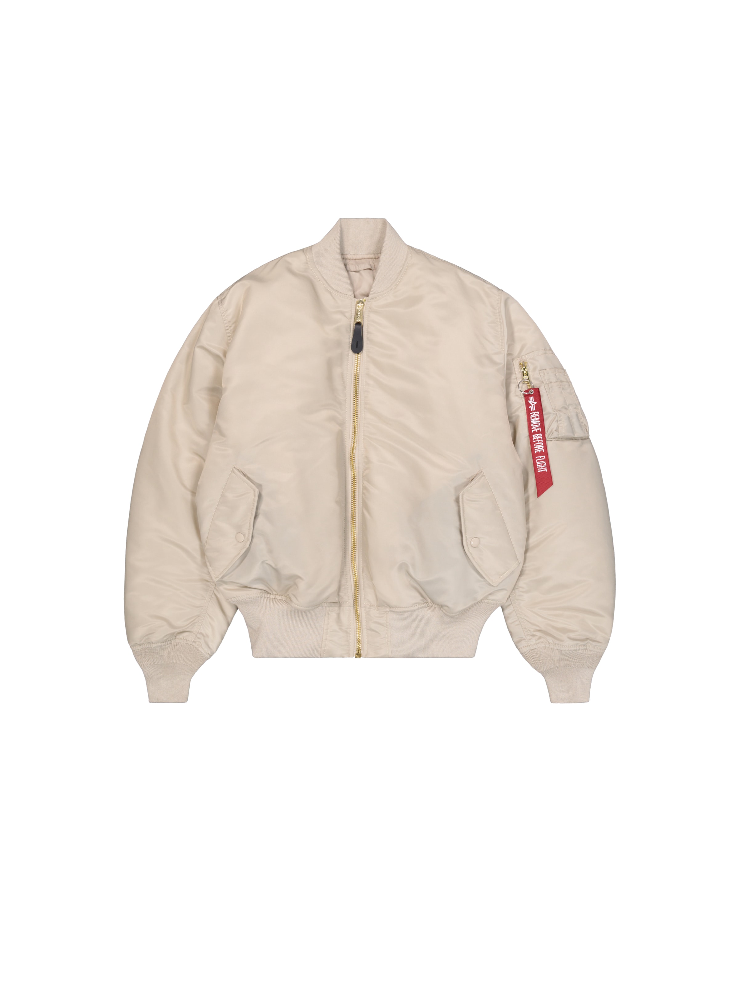 Giacca di mezza stagione 'MA-1 Heritage' di ALPHA INDUSTRIES in beige: frontale