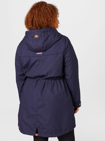 Ragwear Plus Átmeneti parka 'CANNY' - kék