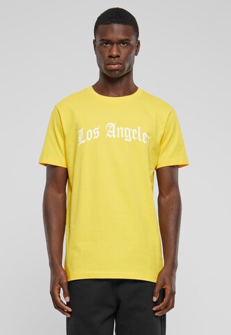 Maglietta 'Los Angeles' di MT Men in giallo: frontale