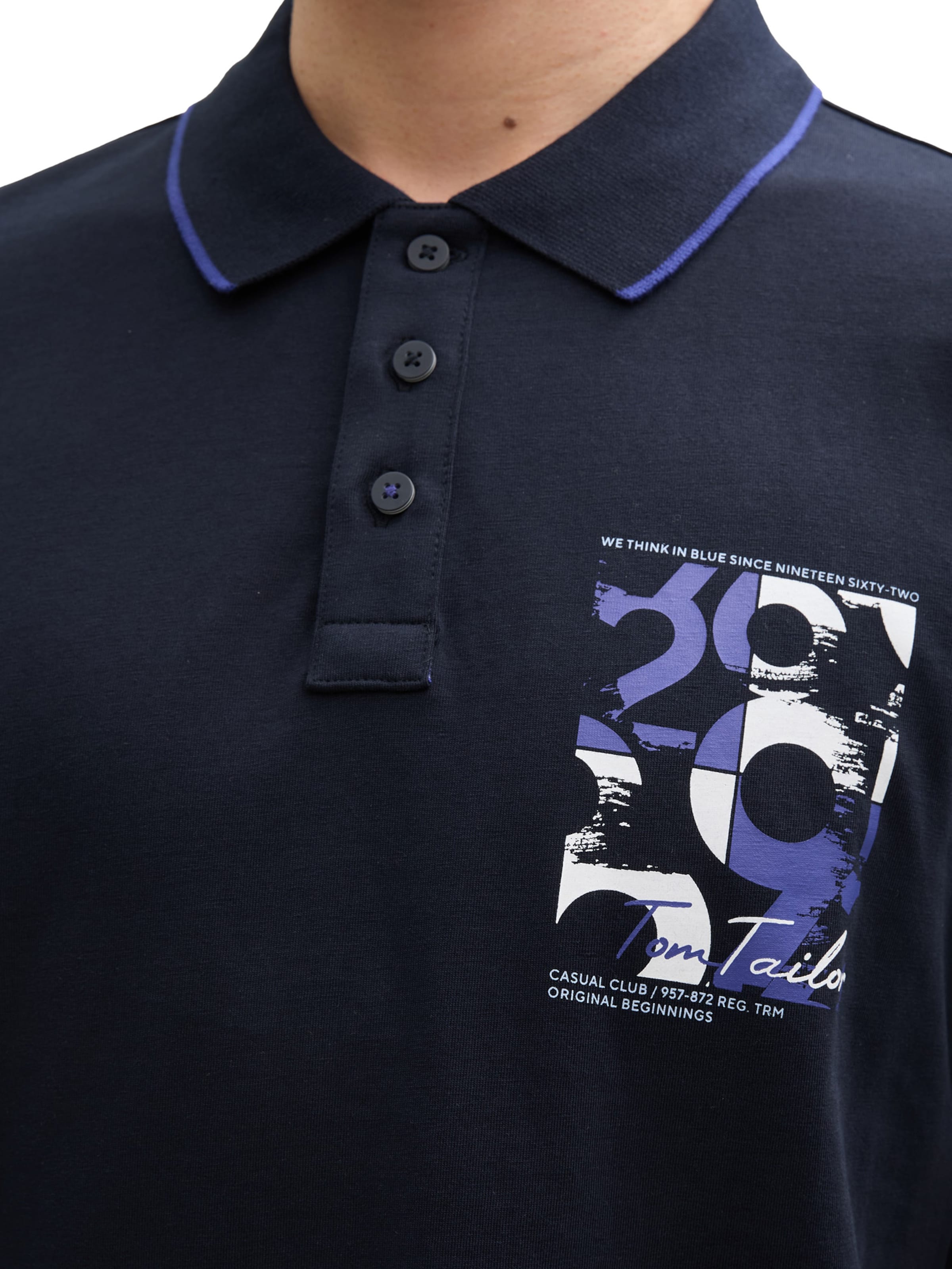 TOM TAILOR Majica | modra barva