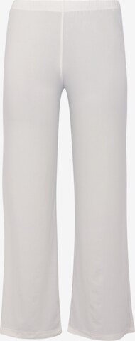 Loosefit Pantalon Yoek en blanc : devant