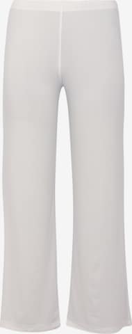 Loosefit Pantalon Yoek en blanc : devant