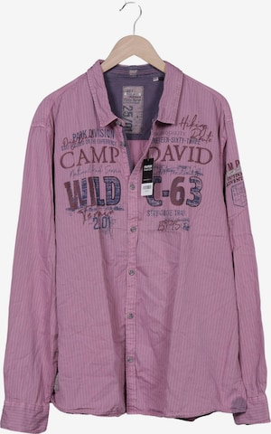 CAMP DAVID Hemd XXXL in Pink: Vorderseite