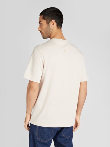 JACK & JONES T-Shirt 'STAGGER' in Beige