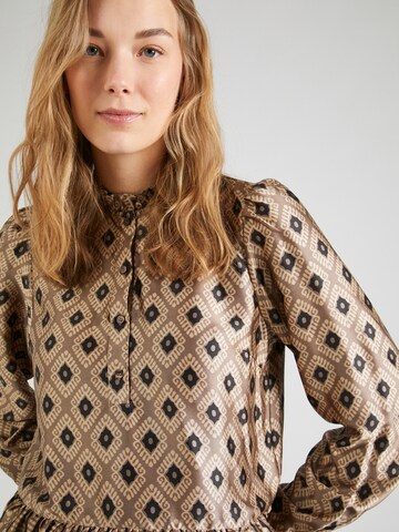 PIECES Blouse 'MELAH' in Brown