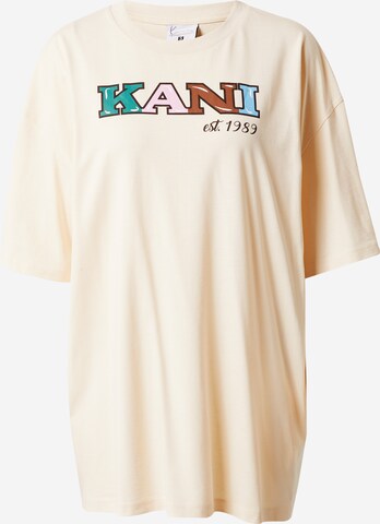 Karl Kani Oversized shirt in Beige: voorkant