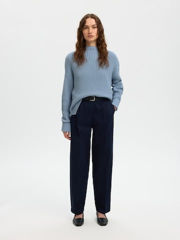 SELECTED Pulóver 'SLFSELMA SUS' - kék