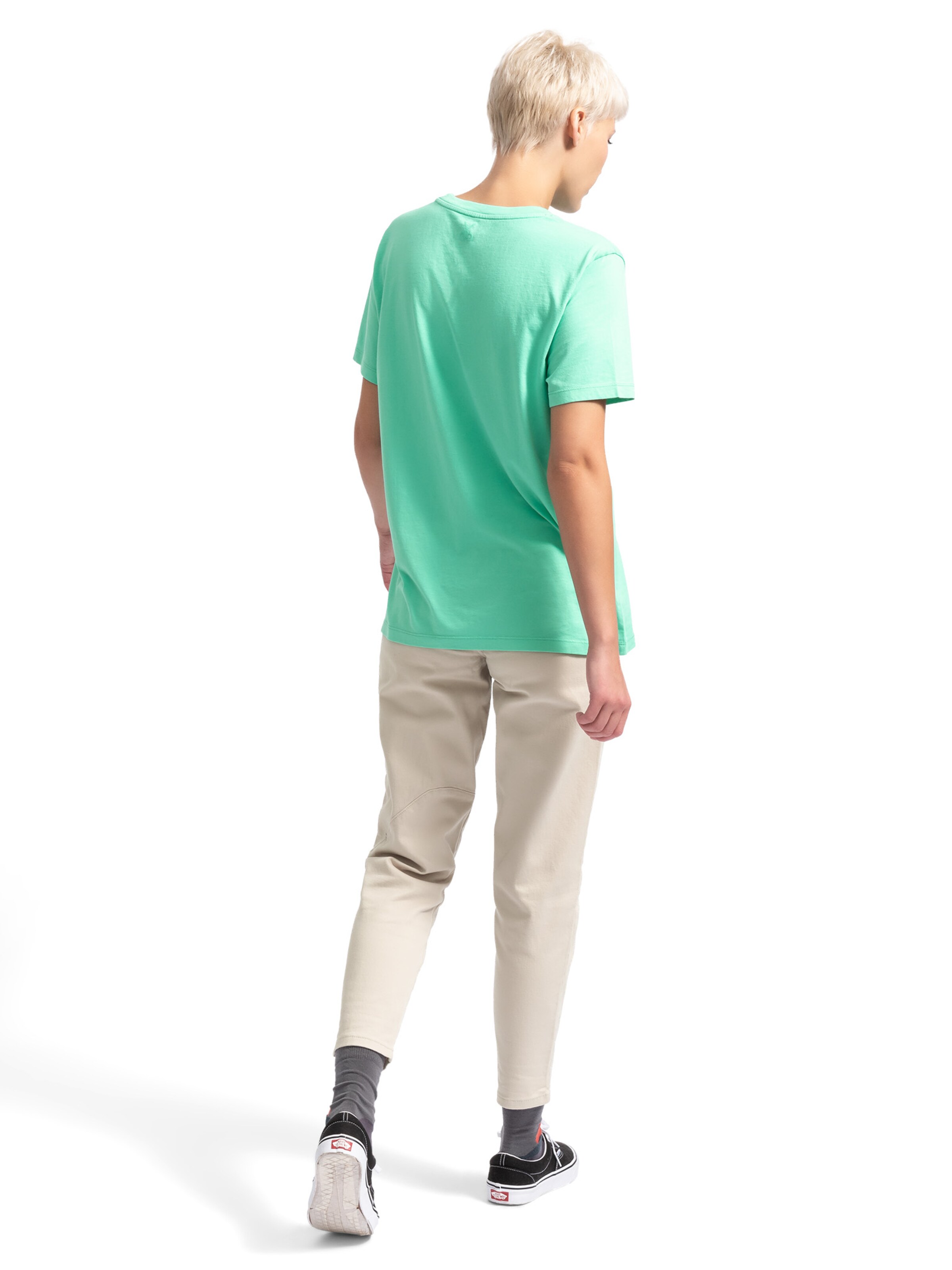 T-Shirt 'Asphalt' Kaft en vert