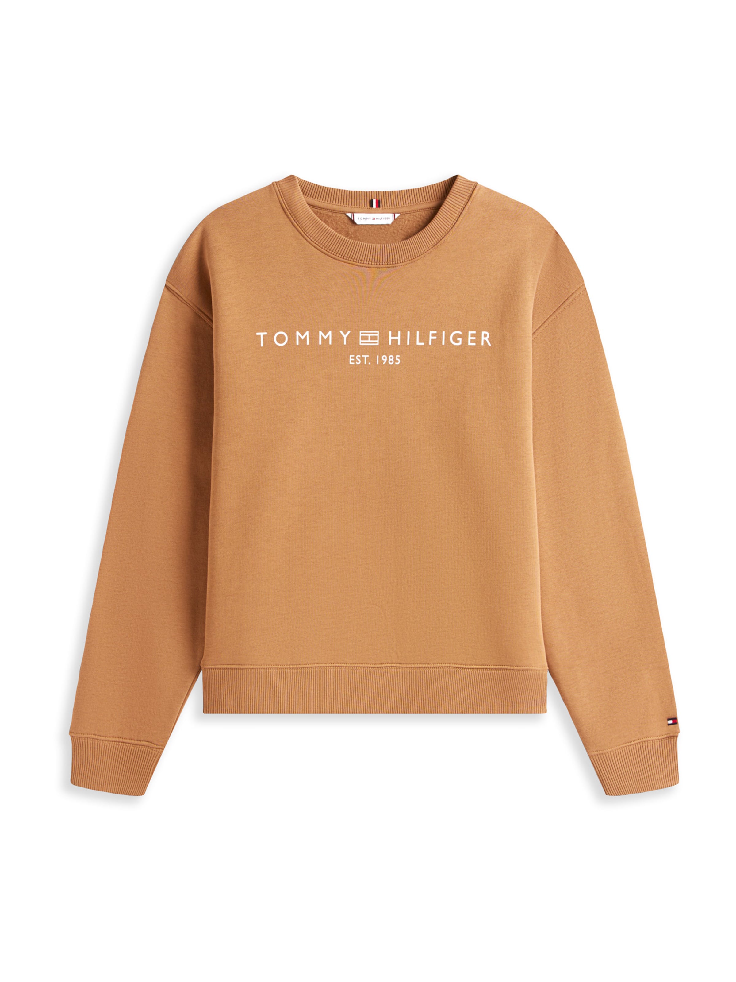 TOMMY HILFIGER Sweatshirt in Braun: Vorderseite