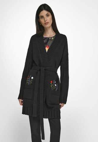 Laura Biagiotti Roma Strickjacke in Schwarz: predná strana