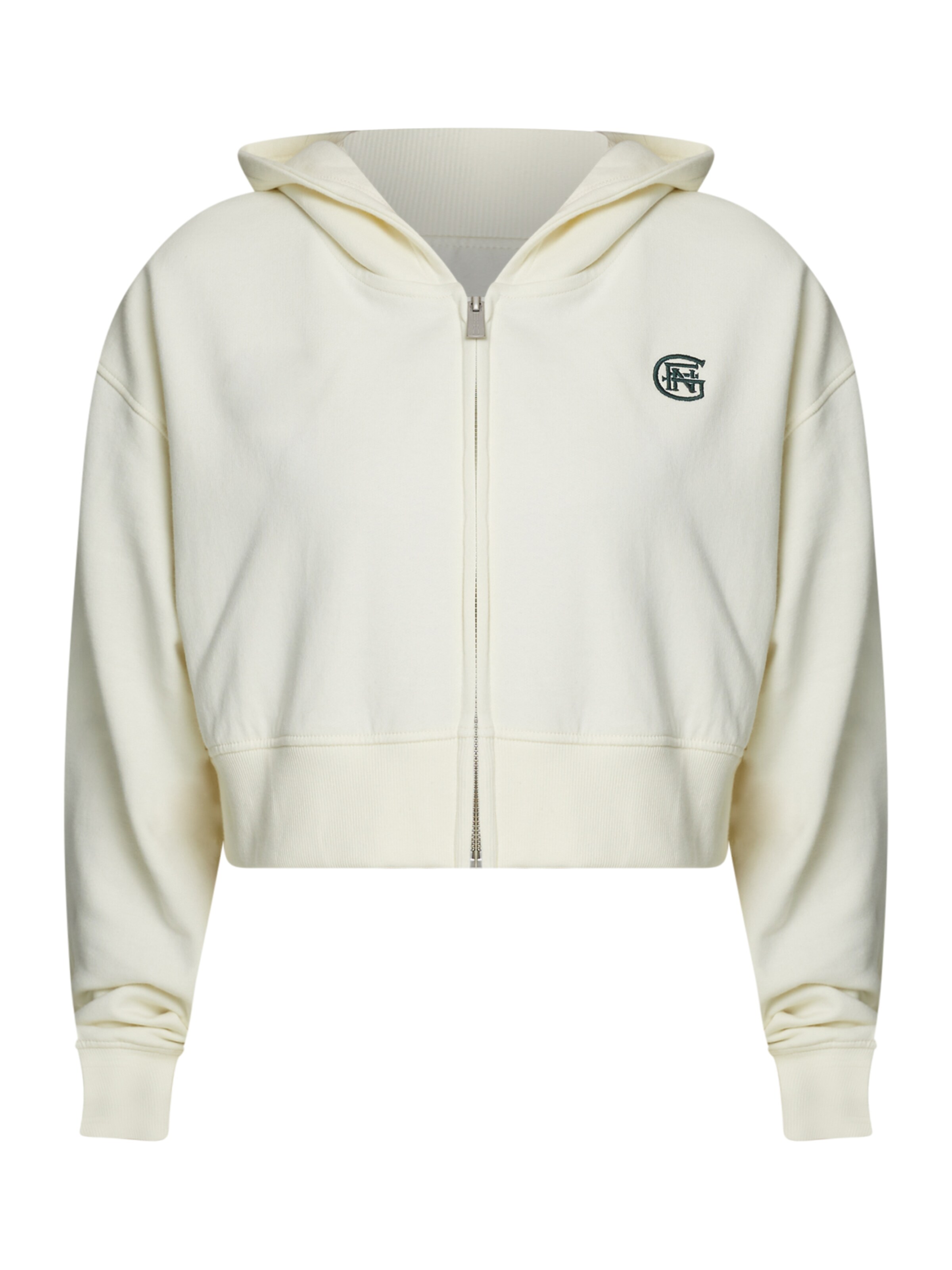 Good For Nothing Sweatvest in Beige: voorkant