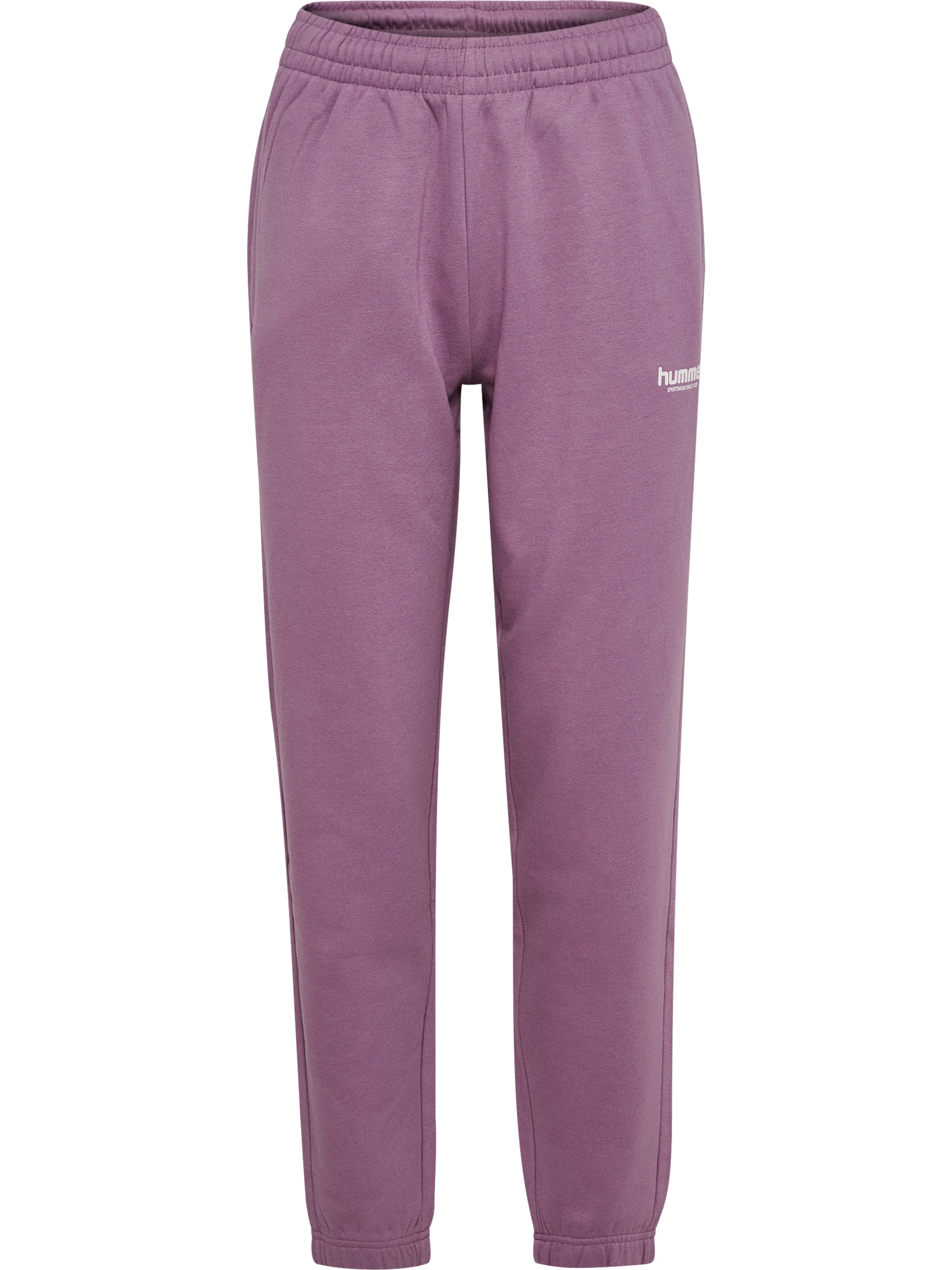 Hummel Tapered Broek 'Legacy 2.0' in Lila: voorkant