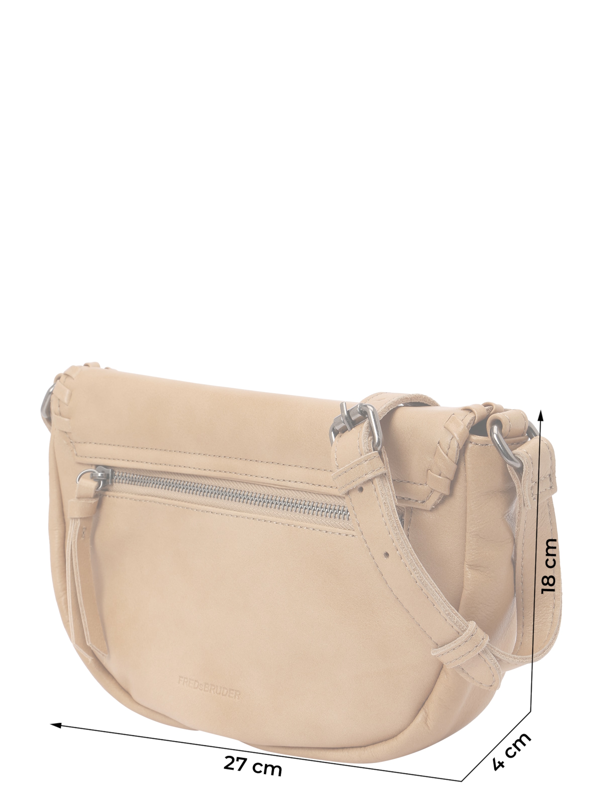 smėlio FREDsBRUDER Rankinė su ilgu dirželiu 'Calm'