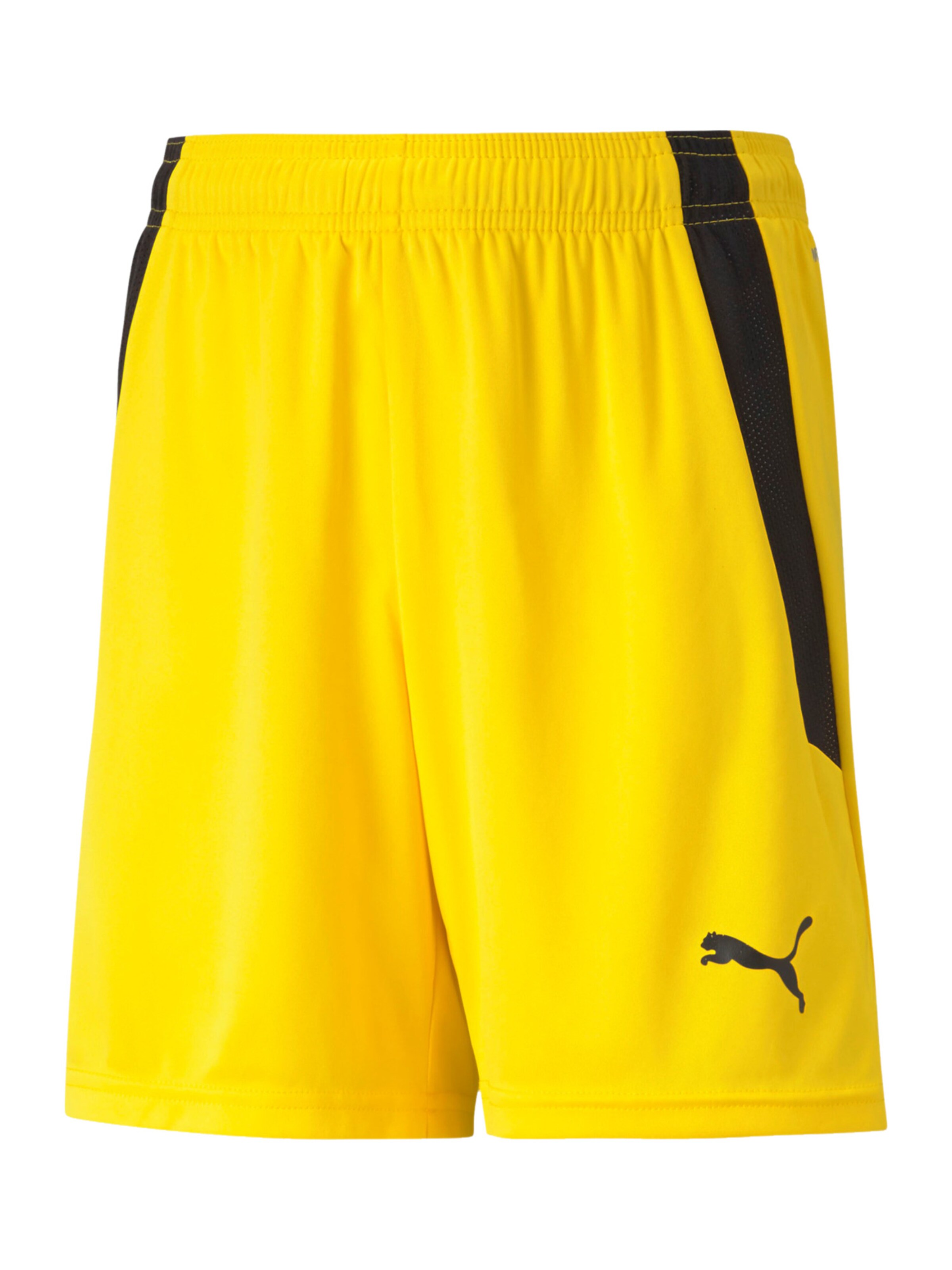 PUMA Workout Pants 'TeamLiga' in Yellow: front