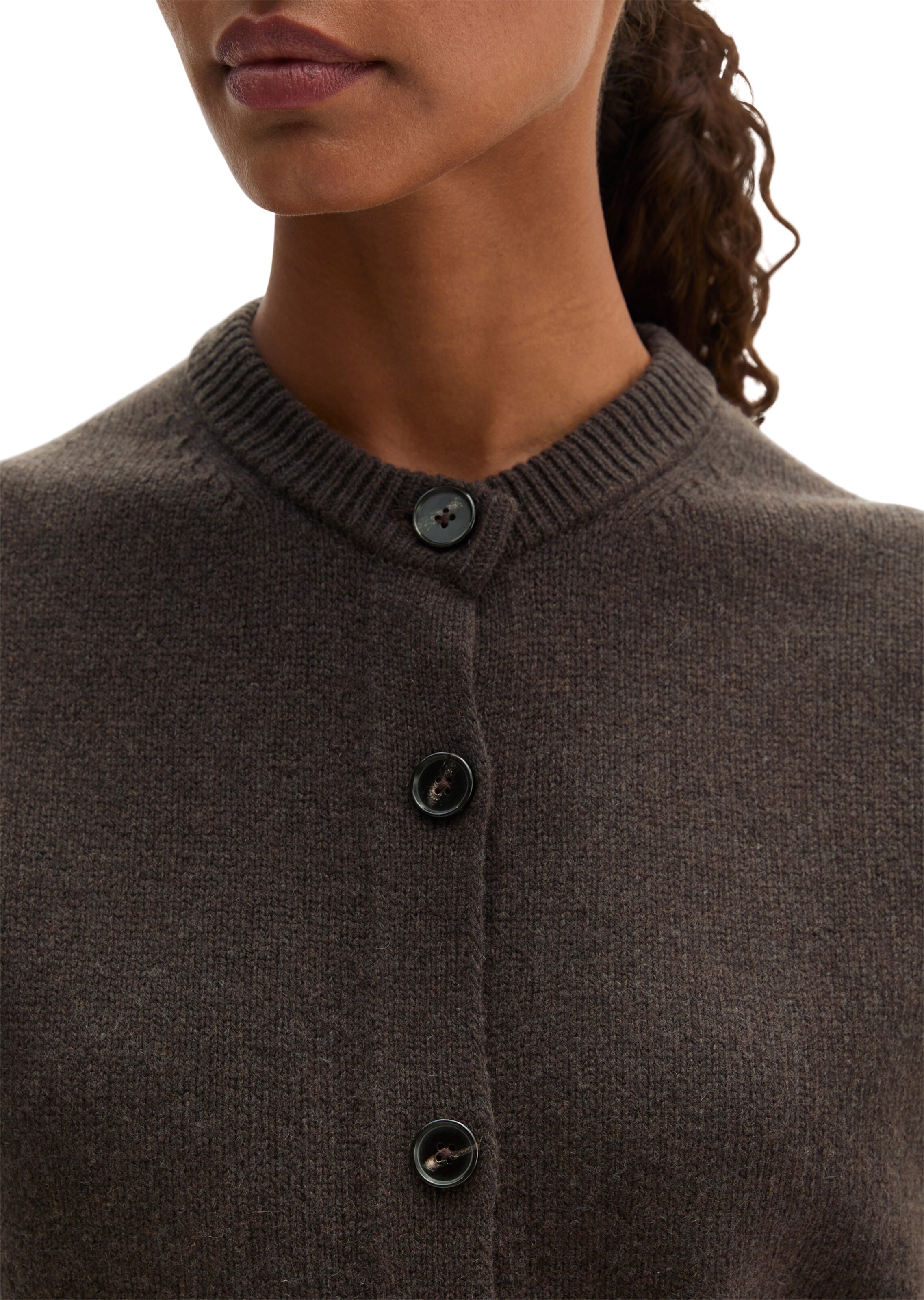 Marc O'Polo Knitted vest in Brown