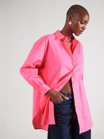 SCOTCH & SODA Blouse in Roze: voorkant