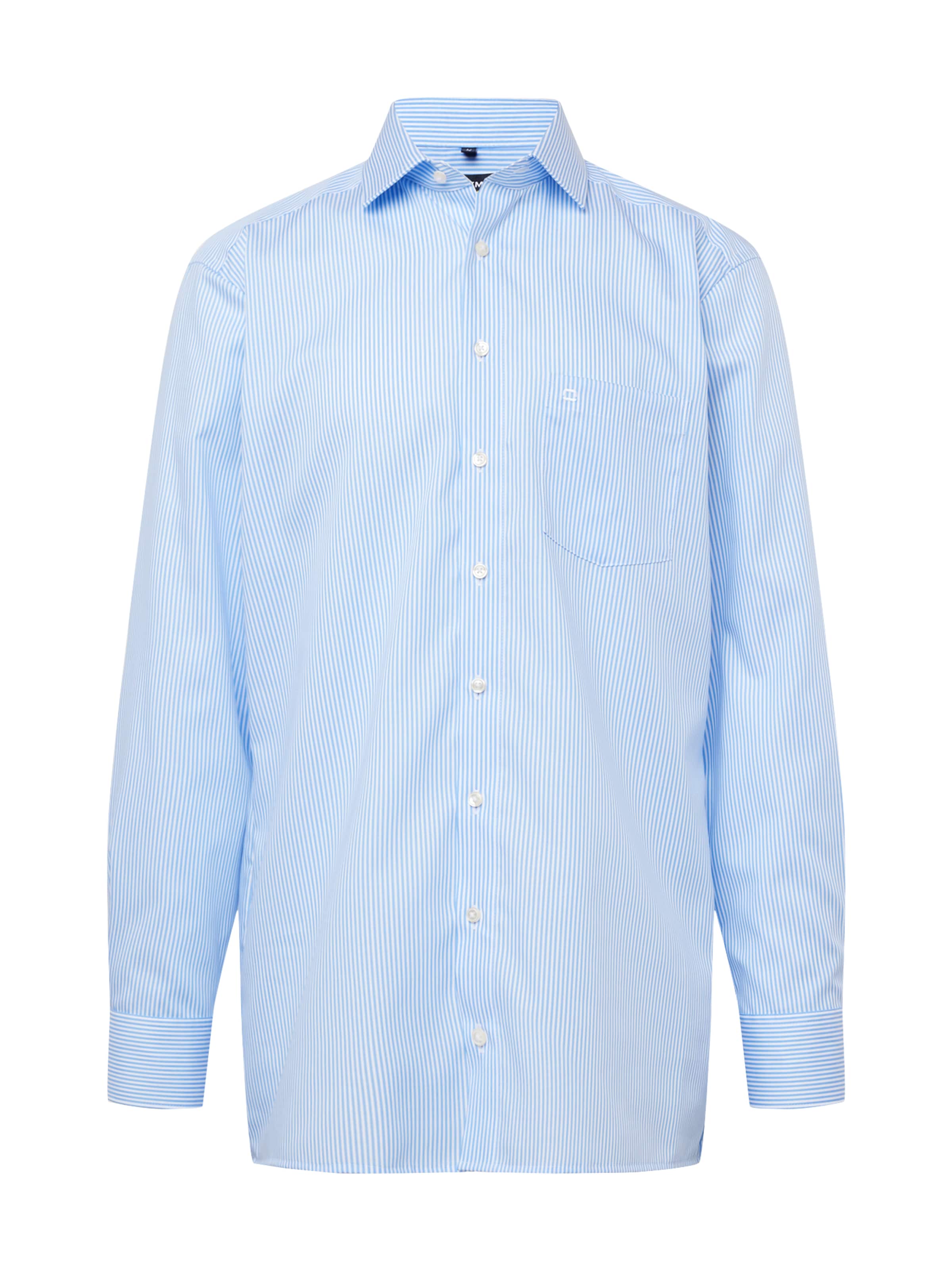 OLYMP Regular fit Button Up Shirt 'Luxor' in Blue: front