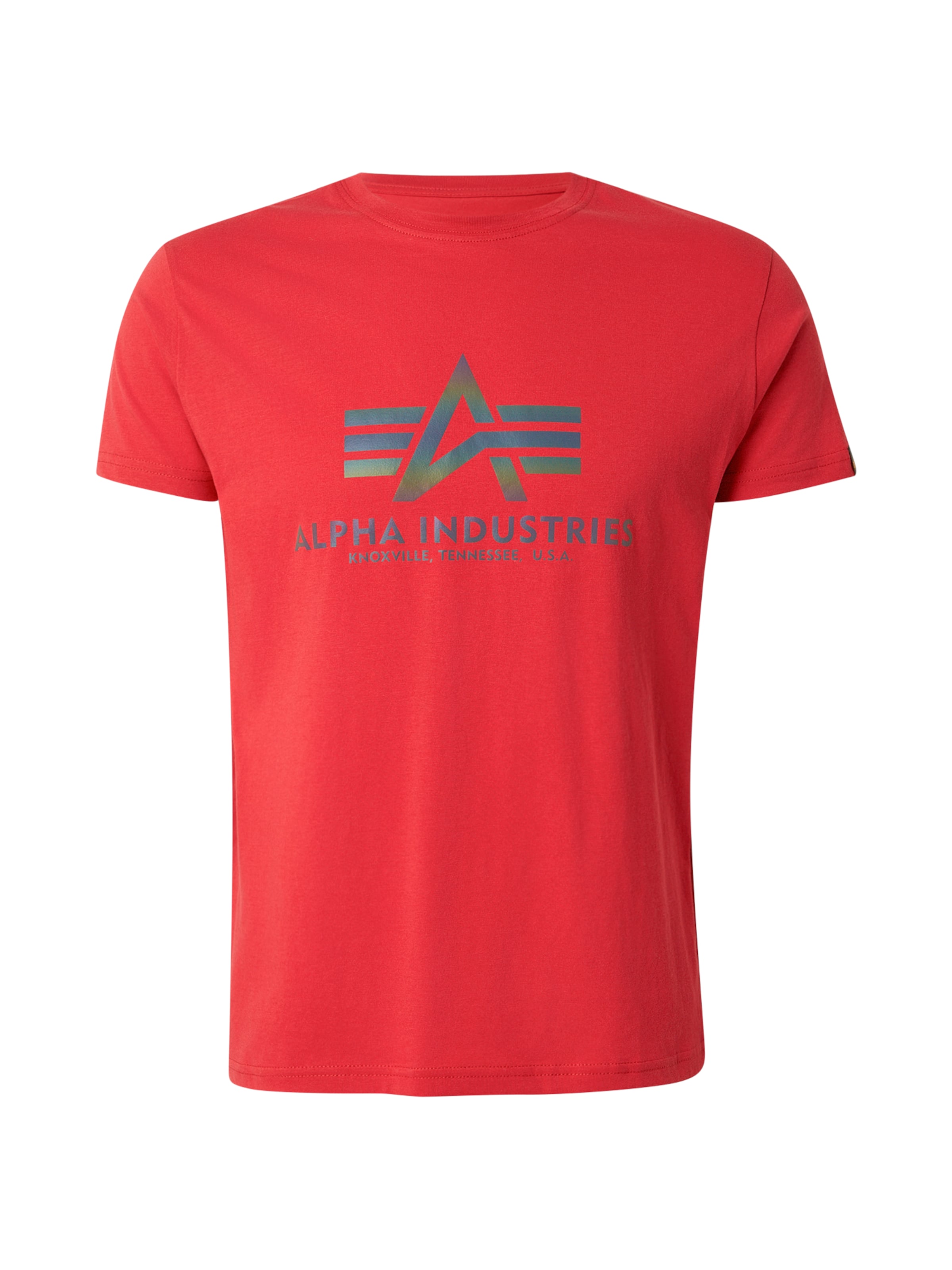 ALPHA INDUSTRIES Shirt in Red: front