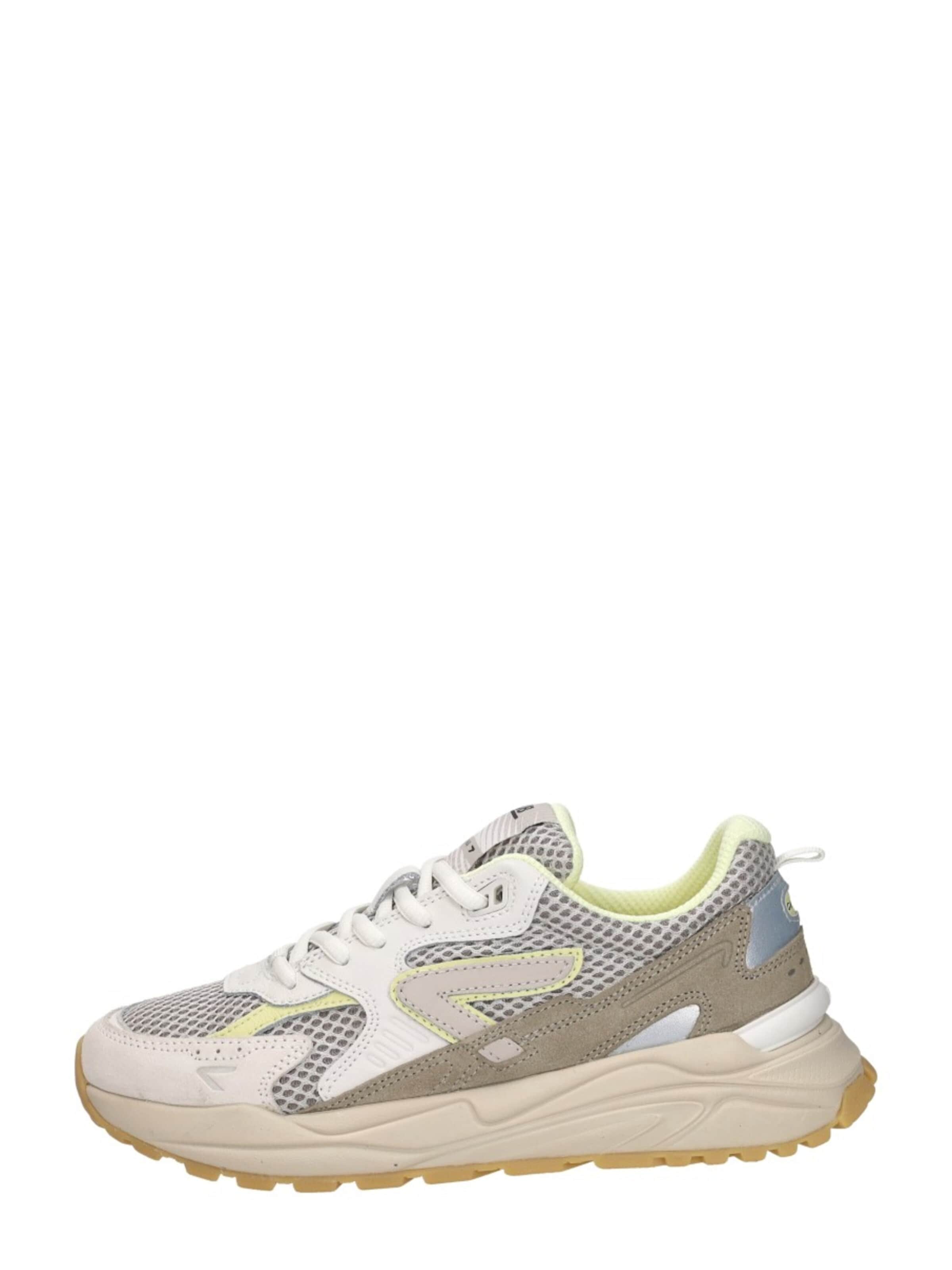 HUB Sneakers laag 'Grid M46' in Beige: voorkant